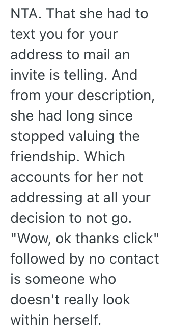 Screenshot 2025 06 15 at 3.28.02 PM Her Friend Has Blown Her Off For Years, So When She Found About Her Friends Wedding On Social Media, She Decided Not To Go